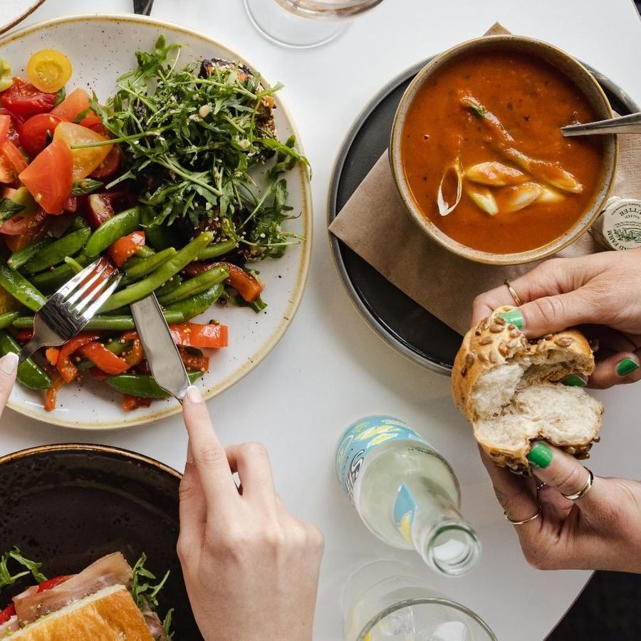 Atrium-Cafe-dishes-on-a-table-National-Theatre-masthead