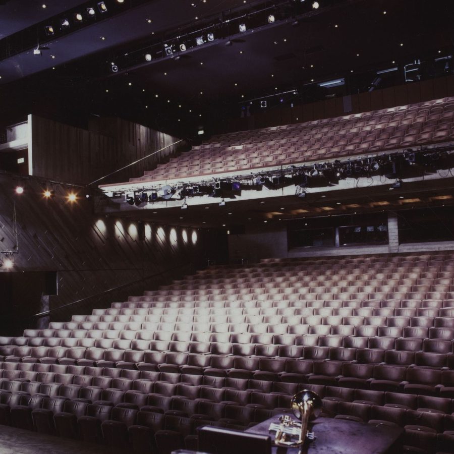 National-Theatre-Lyttelton-auditorium-large-card-photo-Michael Smallcombe The Lyttelton theatre auditorium , from the left side stage.